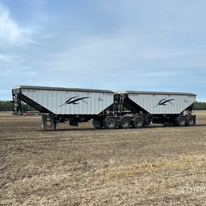 2009 Lode King Tri/A Super B-Train Lead Grain Trailer