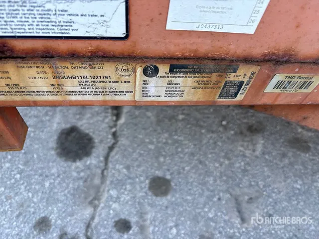 2020 Miska CA58U 5 ft Utility Trailer