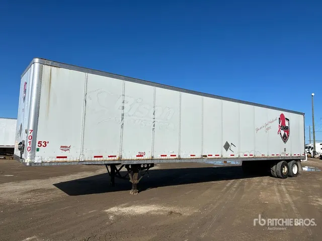2005 Wabash 53 ft x 102 in T/A Van Trailer