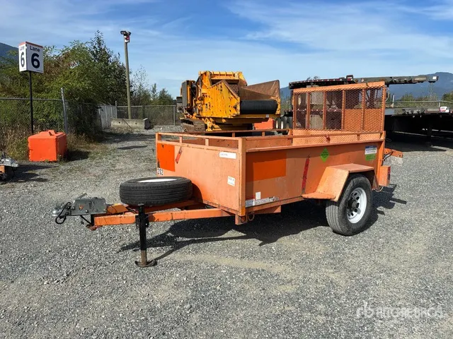 2020 Miska CA58U 8 ft S/A Utility Trailer