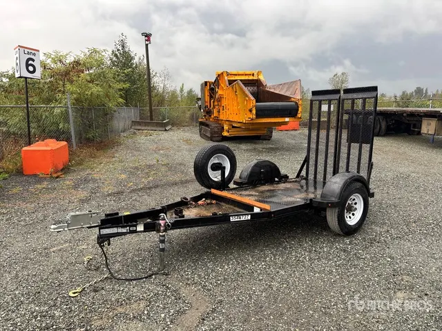 2020 Miska 4X7UT 7 ft S/A Equipment Trailer