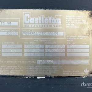 1996 Castleton 38 ft T/A Grain Trailer