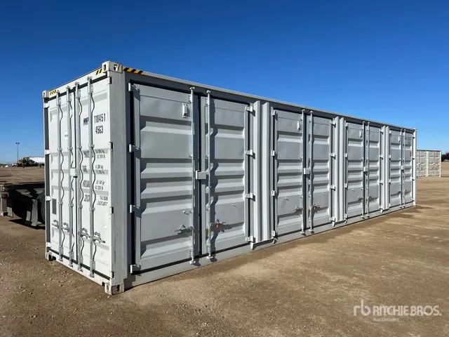 2026 40 ft High Cube Multi-Door Storage Container