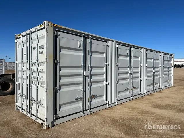 2026 40 ft High Cube Multi-Door Storage Container