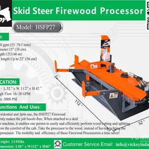 2026 Handy HSFP27 Skid Steer Firewood Processor (Unused)