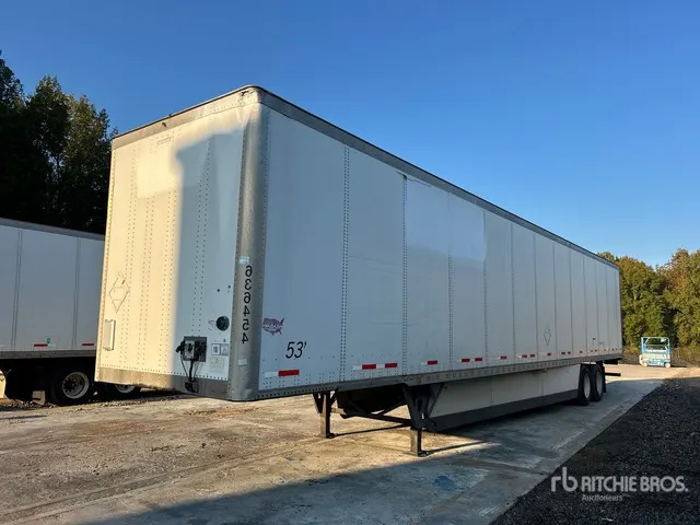 2016 Wabash 53 ft x 102 in Van Trailer