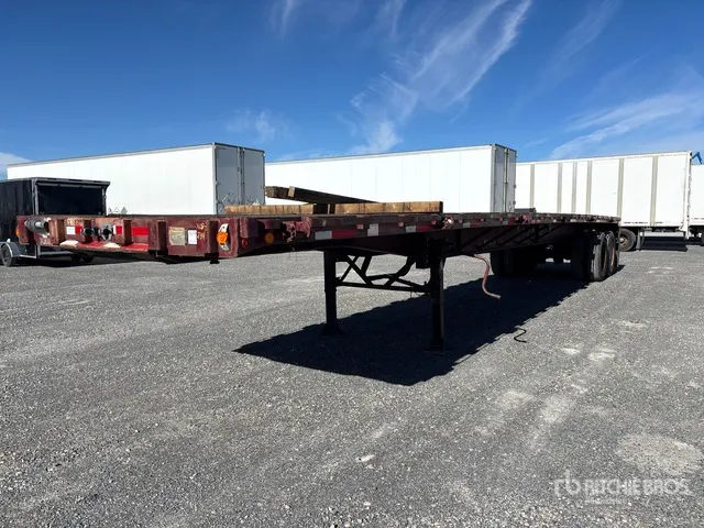 1991 Trailmobile F71T-6UAJ 42 ft T/A Flatbed Trailer