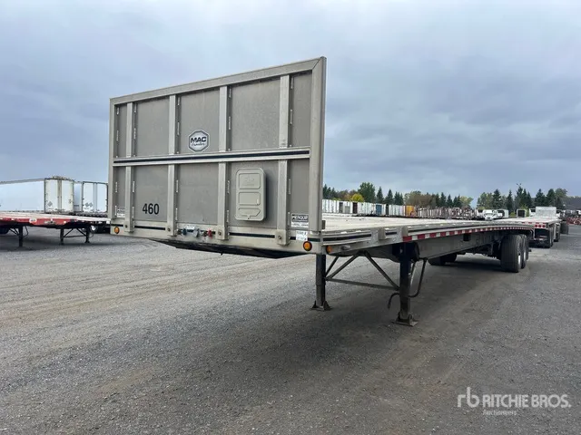 2012 MAC 48 ft T/A Flatbed Trailer