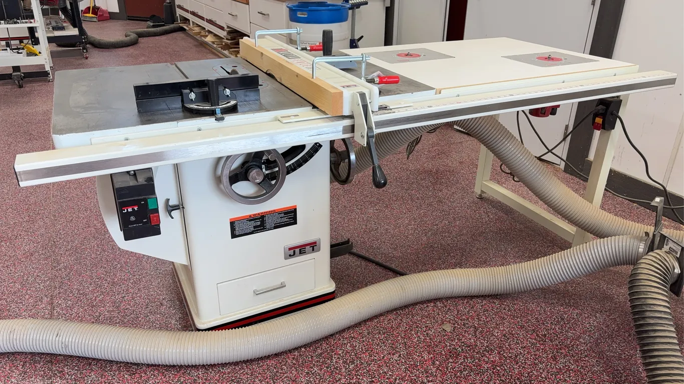 Jet Table Saw W/ 2 Routers