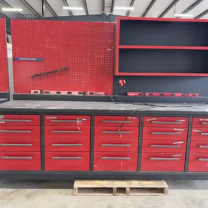 Workbench W/ Peg Board & Shelf ( Contents Not Included)