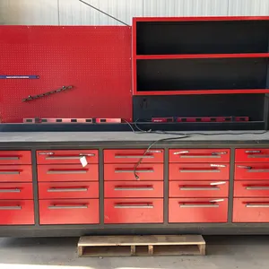 Workbench W/ Peg Board & Shelf ( Contents Not Included)