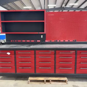 Workbench W/ Peg Board & Shelf  ( Contents Not Included )