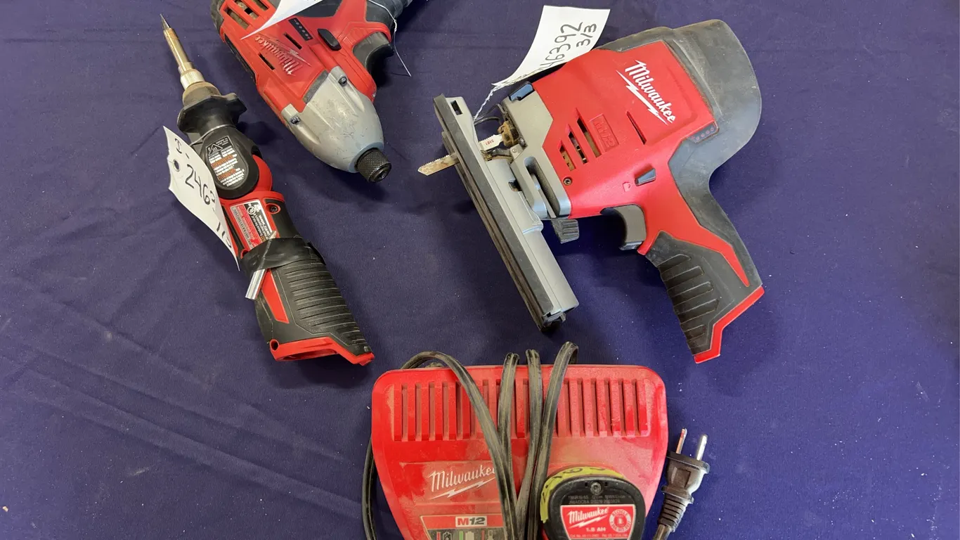 Milwaukee Soldering Iron, Jigsaw & Impact