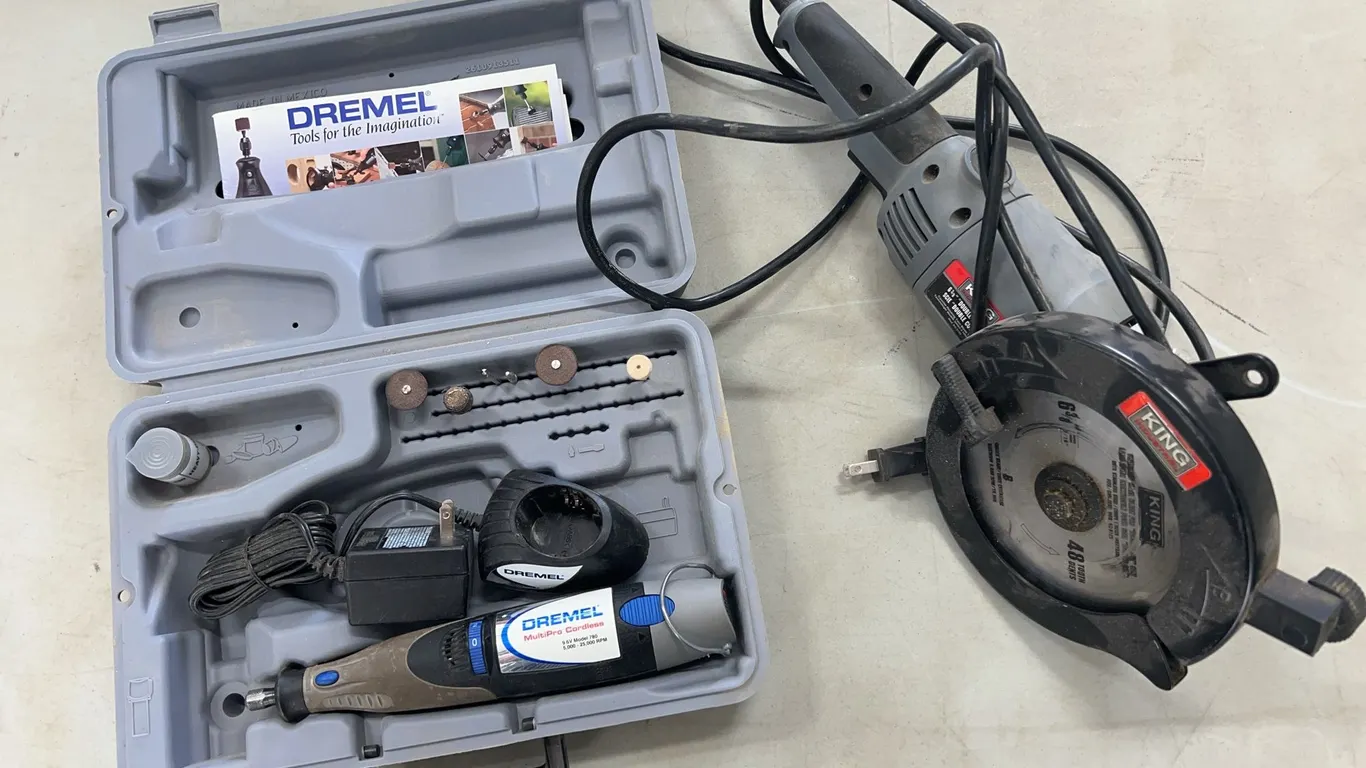 Double Cut Saw & Dremel