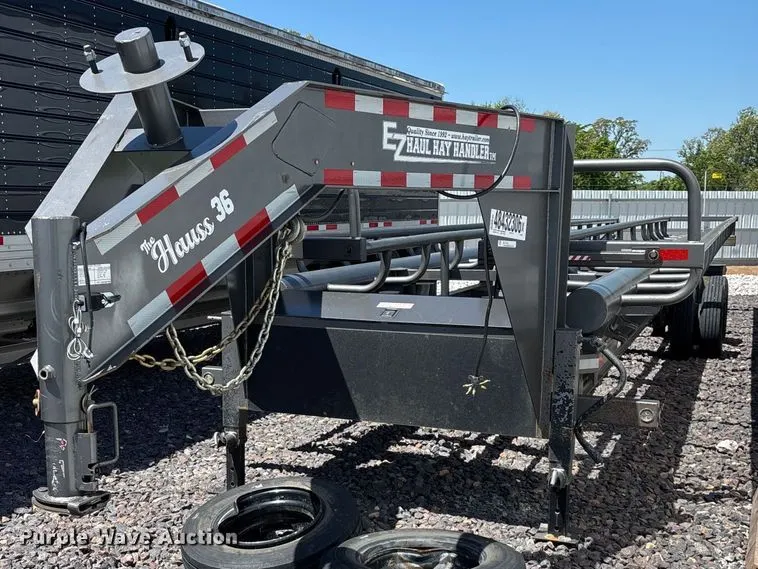 2025 EZ Haul Hay Handler The Hauss 36 round hay bale trailer