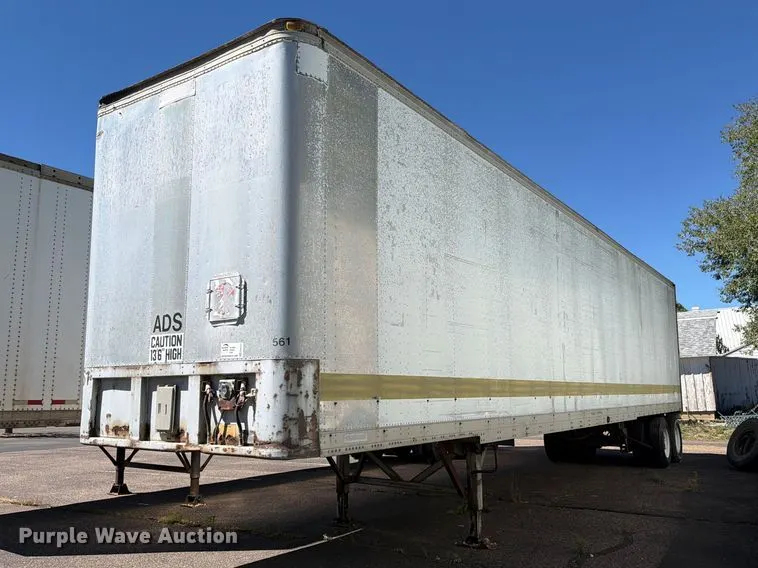1979 Fruehauf FBxF2 45 LS dry van trailer
