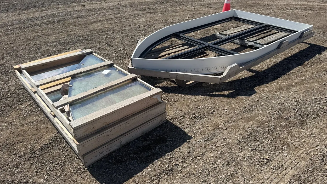 Unused Gothic Style Double Pane Window