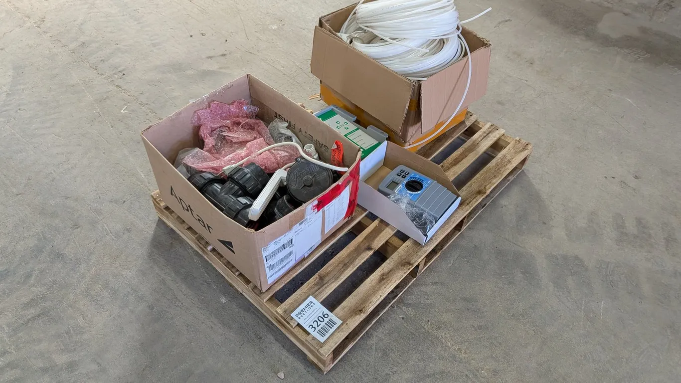 Pallet of Misc Irrigation Supplies