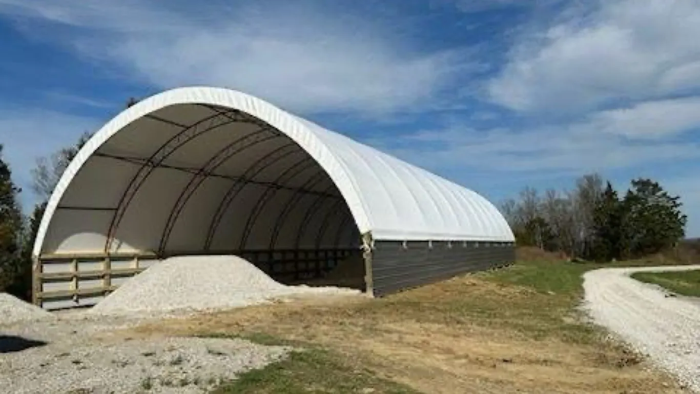 Offsite - brand new 30 x 70 silver stream shelter
