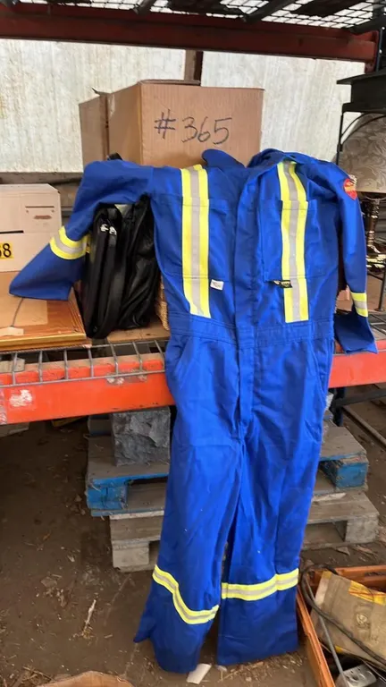 OFFSITE - 2 pairs of new high visibility coveralls, size 34.