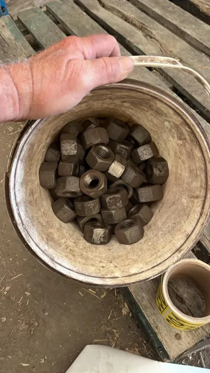 OFFSITE - Pail of 1” nuts