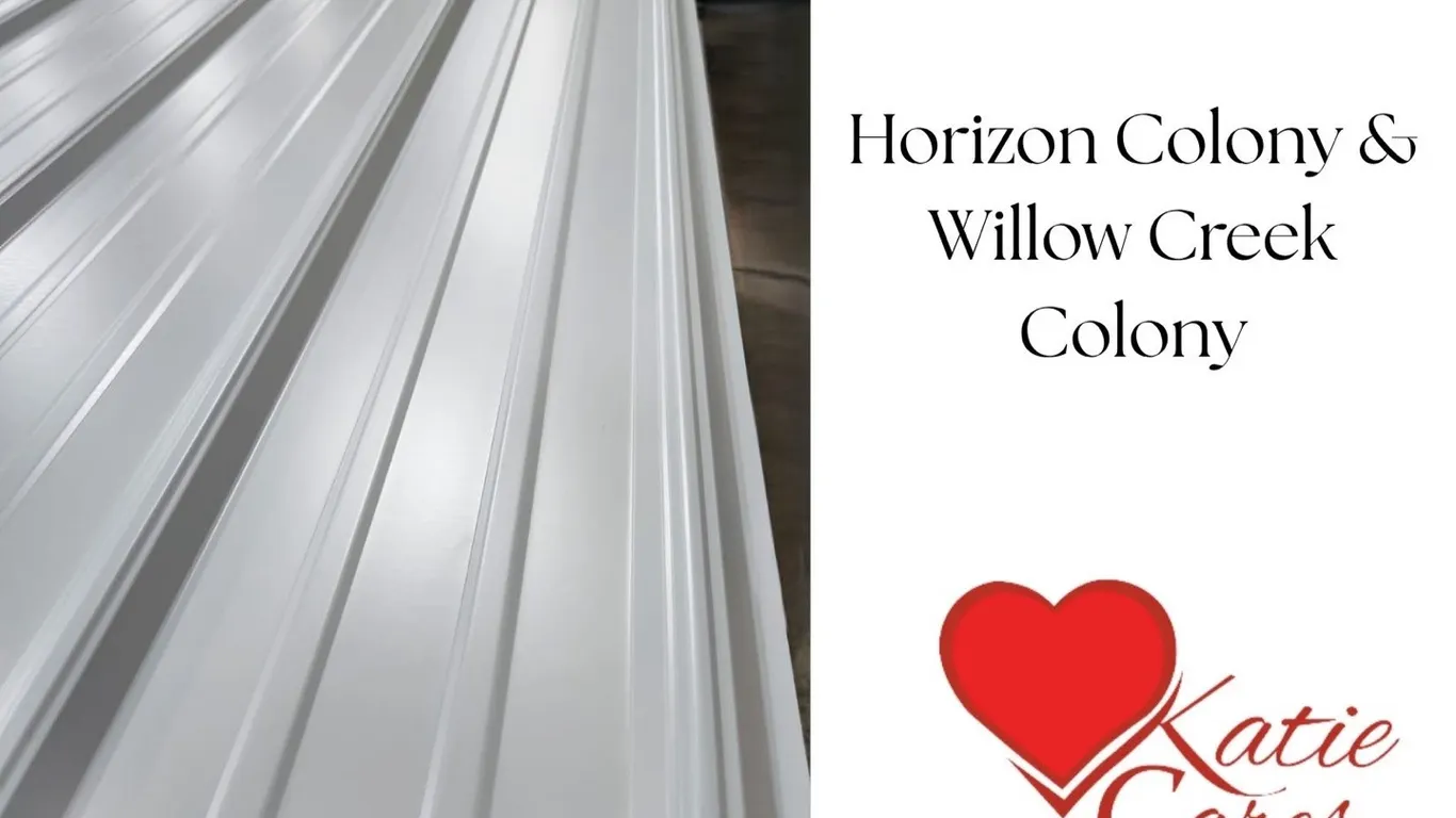 Complete metal roofing or siding package