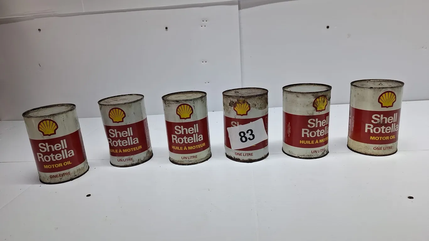 6 Litre Shell motor oil full