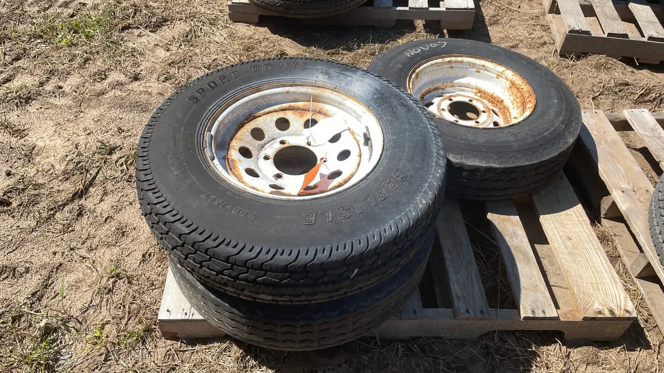 (3) Trailer Tires