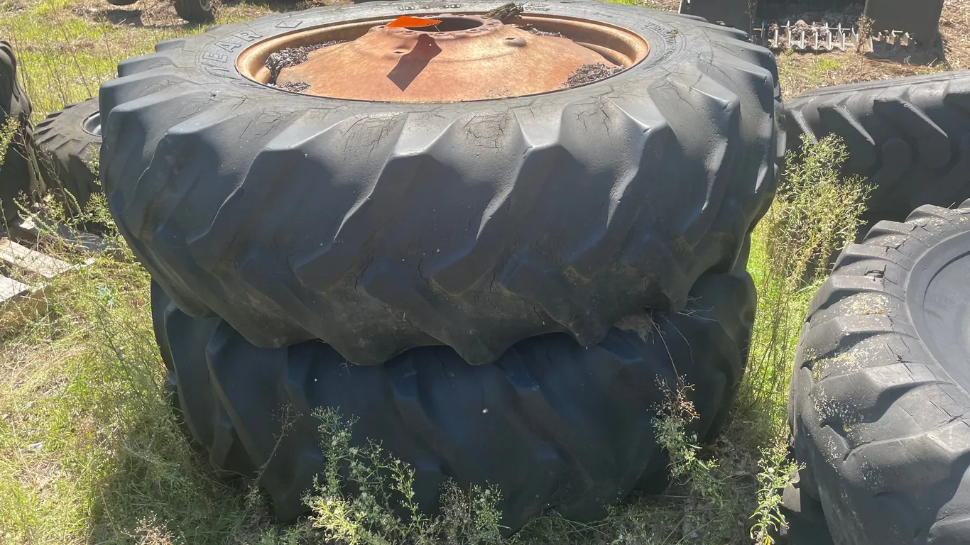(2) Tractor Tires on Rims