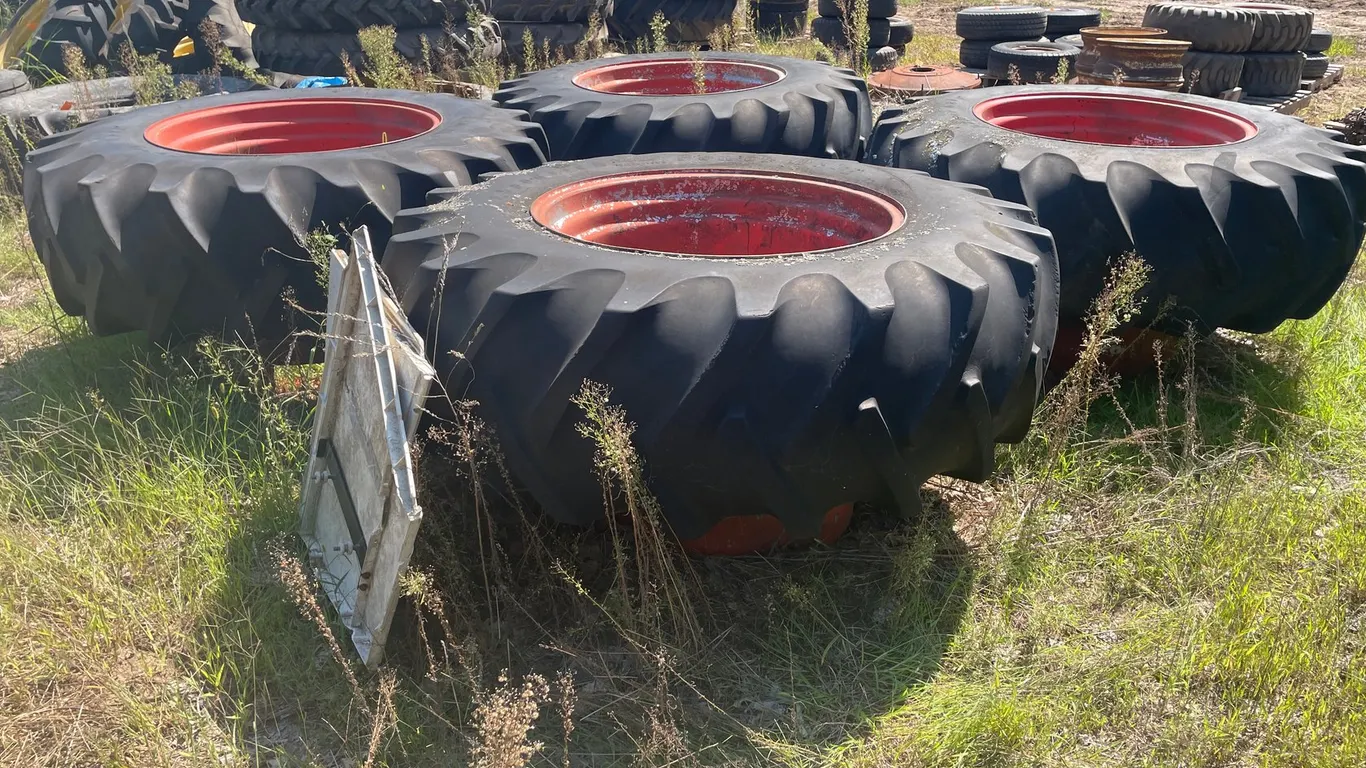 (4) Tractor Tires on Rims