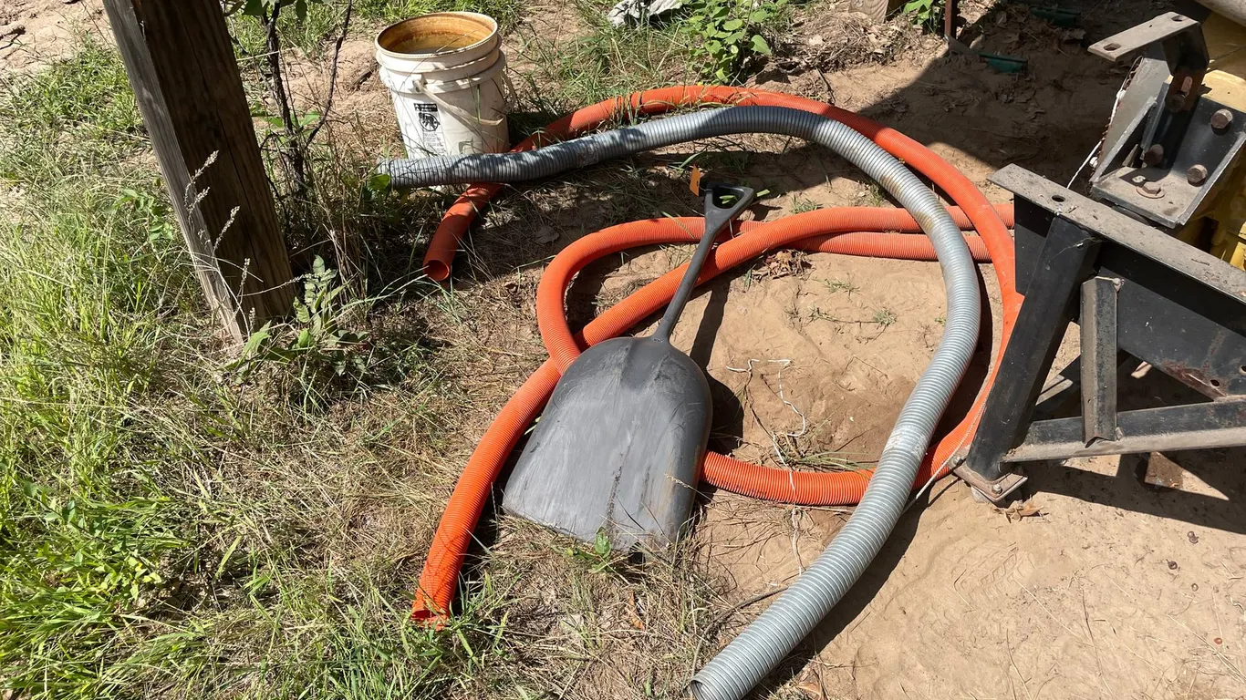 Gopher Guard Conduit Flex Pipe and Scoop Shovel