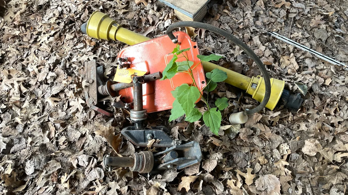 Snow Plow Shoes with PTO Shaft