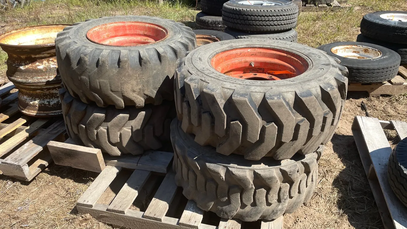 (4) Bobcat Tires on Rims
