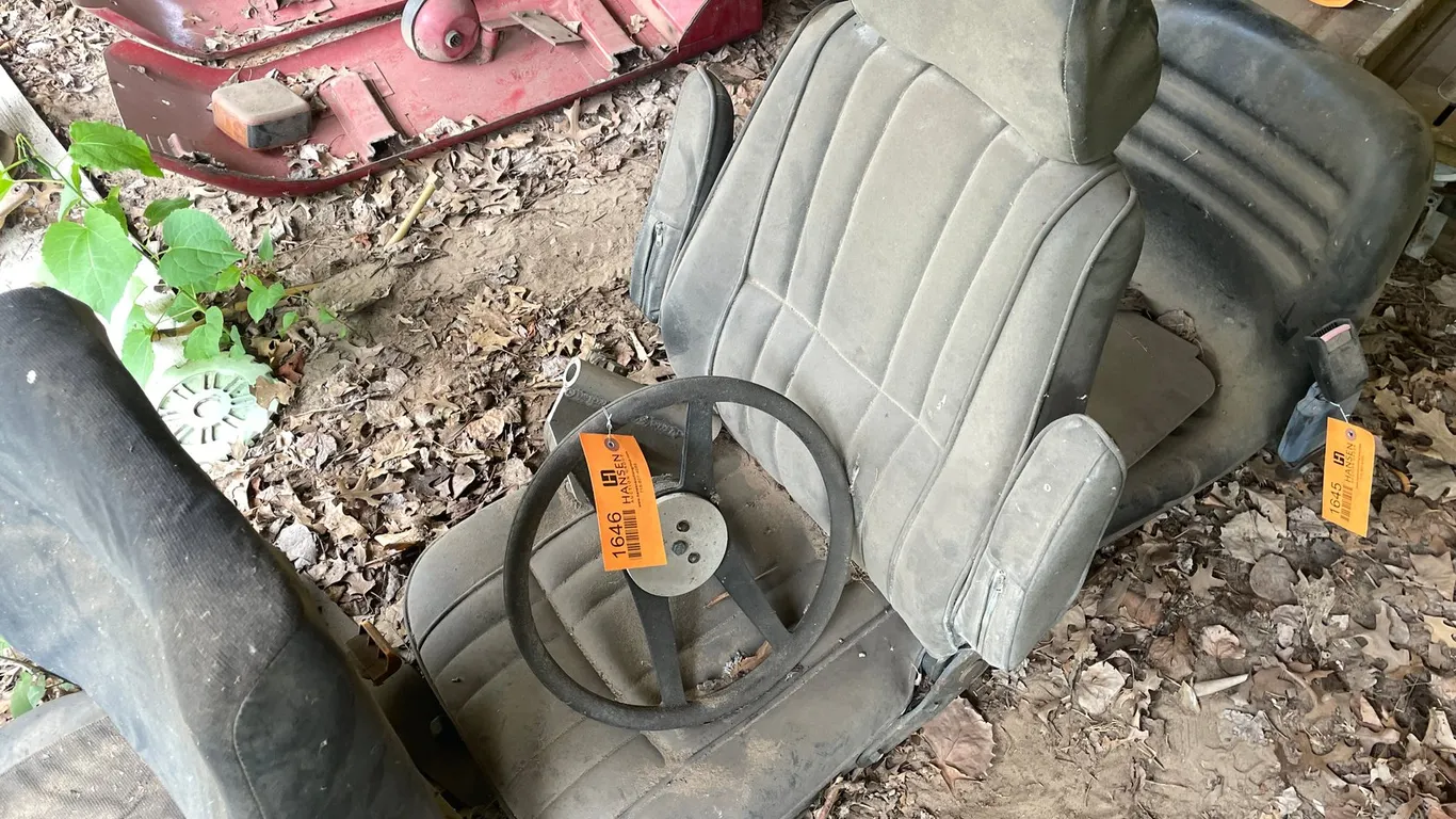 Car Seat and Steering Wheel
