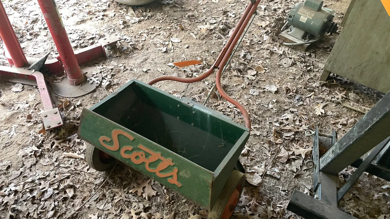 Walk Behind Vintage Seeder Spreader