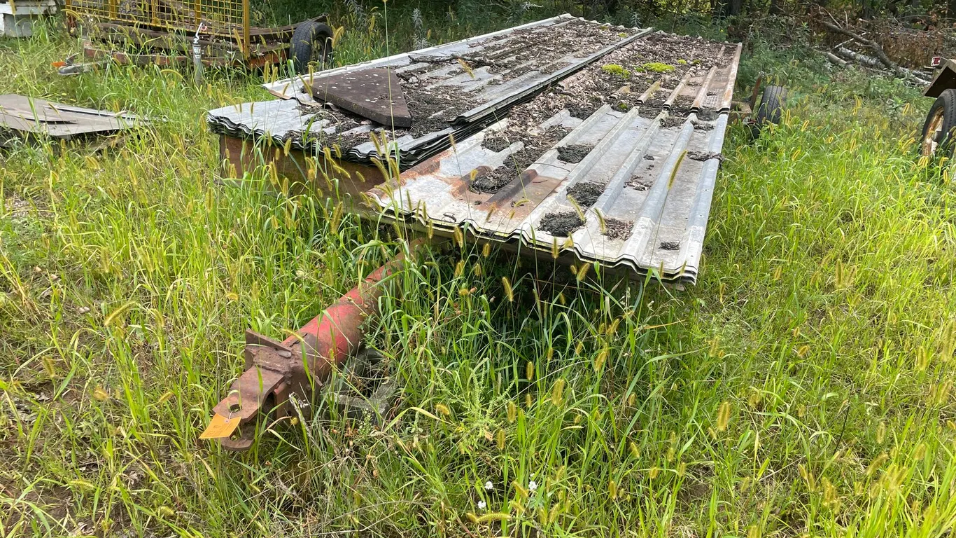 Homemade Yard Trailer