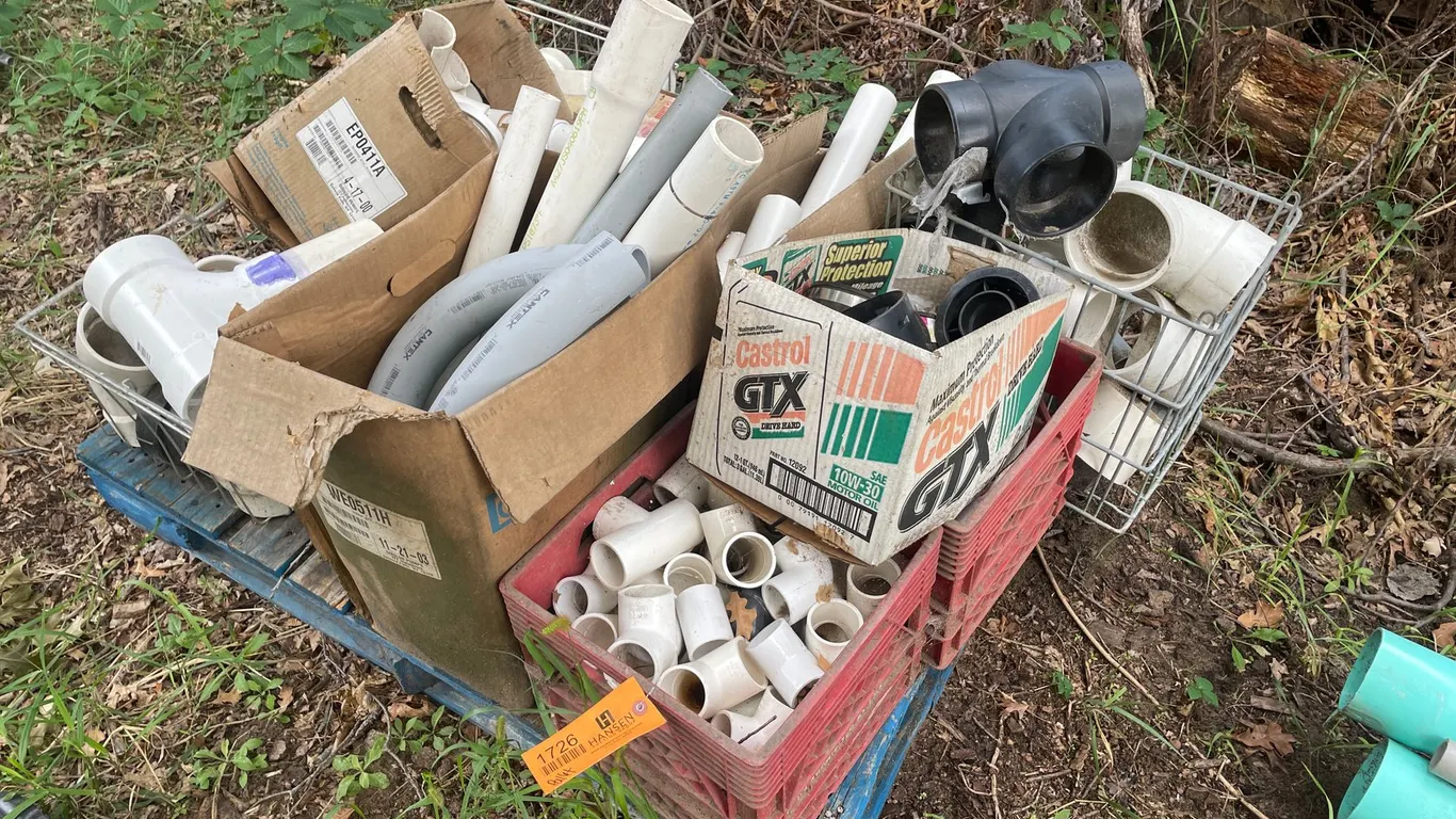 Pallet of PVC Fittings