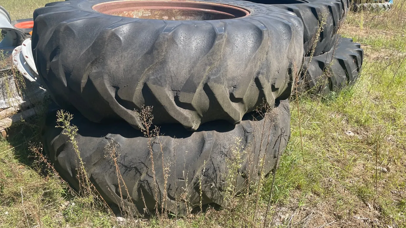(2) Tractor Tires on Rims