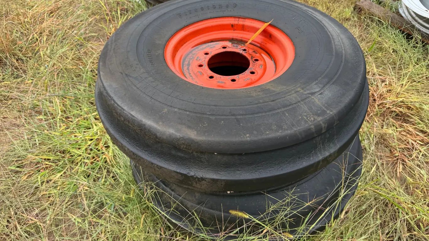 (2) Tractor Tires on Rims