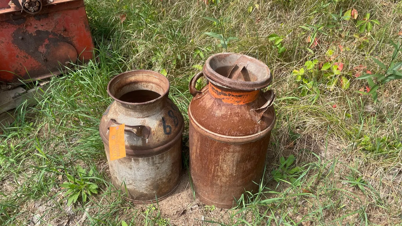 (2) Milk Cans
