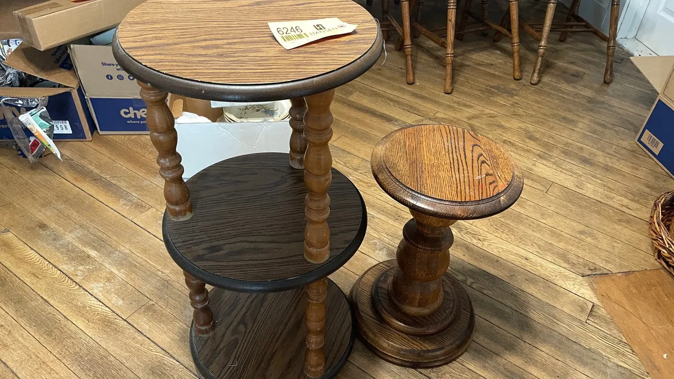 (2) Decorative Stands