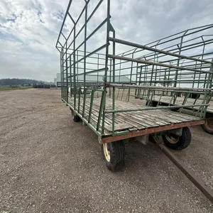 9x16 Green Kicker Bale Wagon John Deere Gear