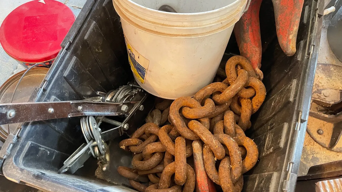 (20) Ton Double Change Hook with (20) Ton Chain