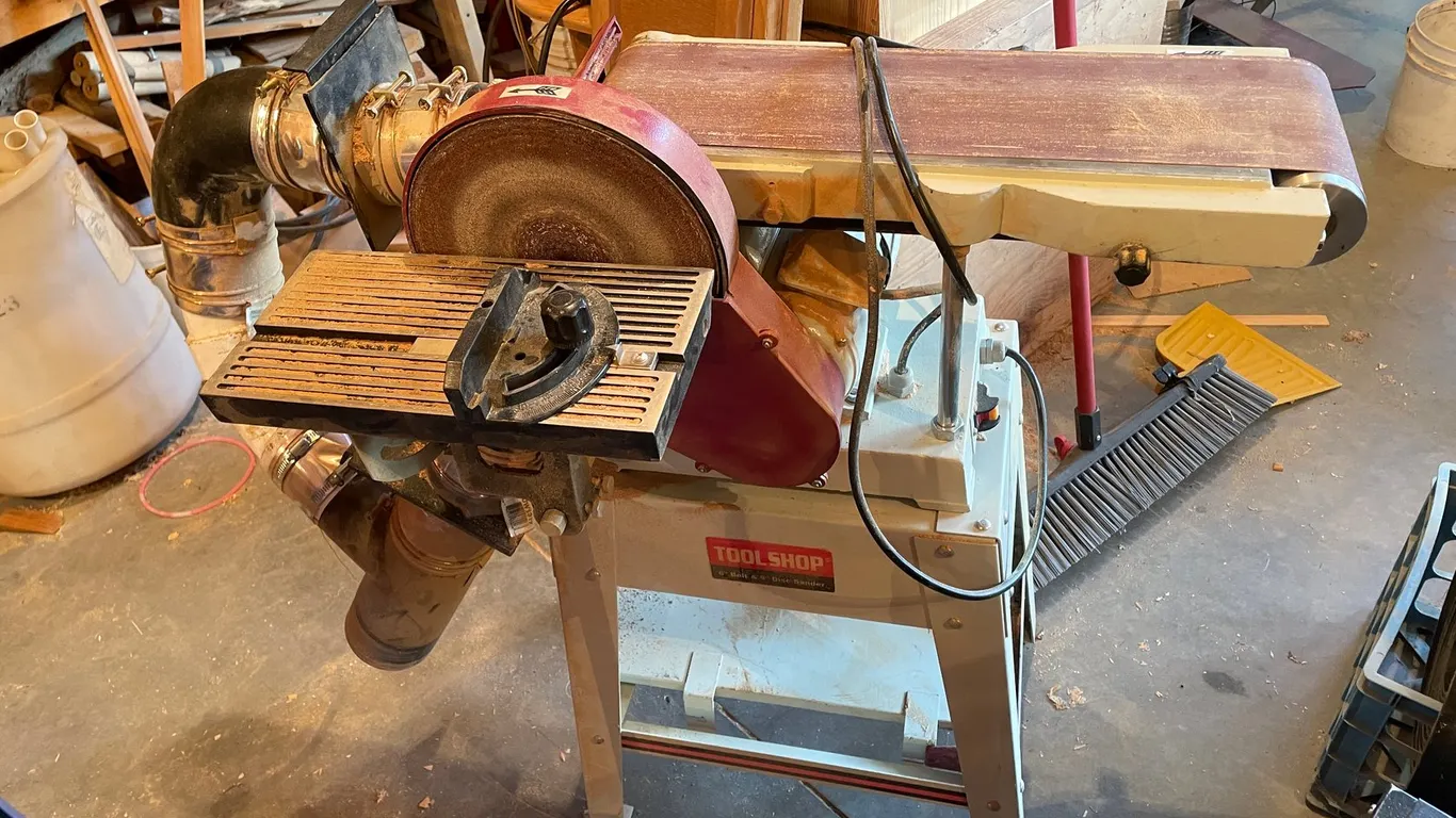 Tool Shop Brand Belt and Disc Sander Combo