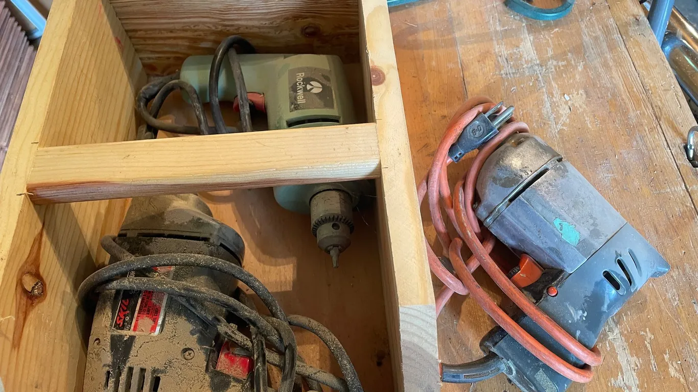 (3) Corded Drills