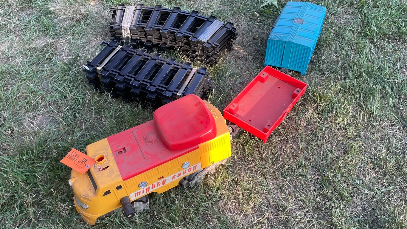 Electric Train for Toddler with Tracks and (2) Cars