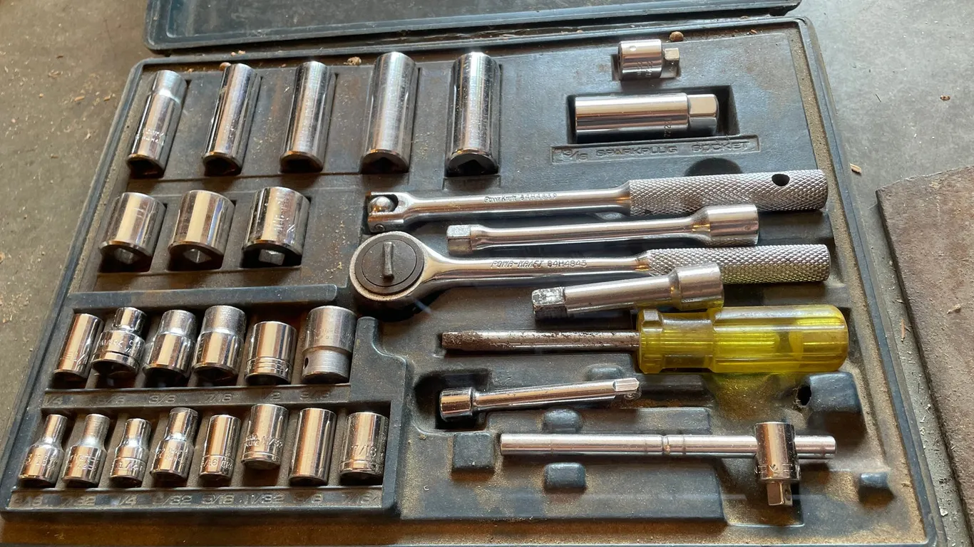 Power Kraft 3/8" Drive Standard Ratchet Set