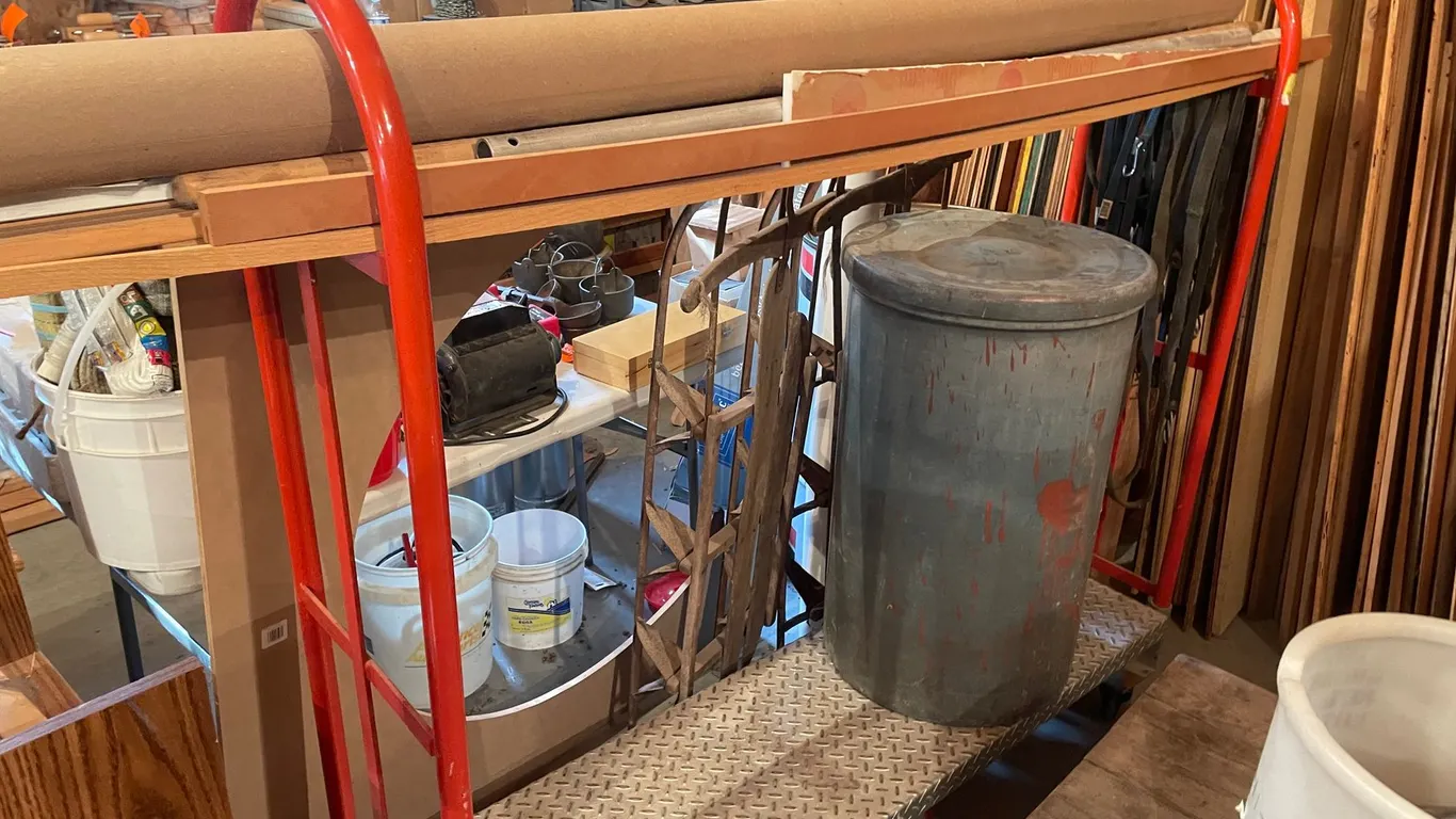 Steel Material Cart