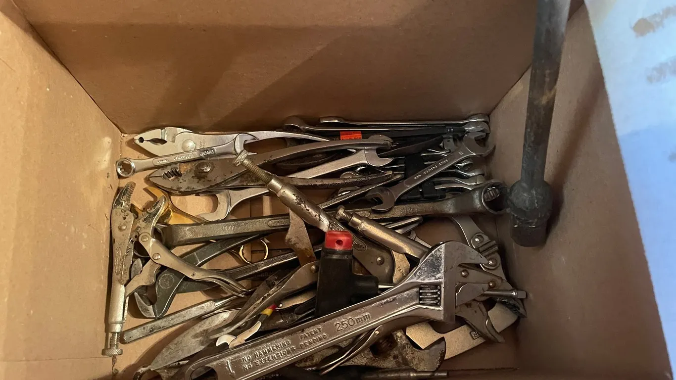 Assorted Hand Tools, Vice Grips, Pliers, Screw Drivers