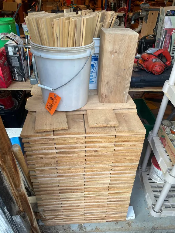 Stack of Cedar Wood